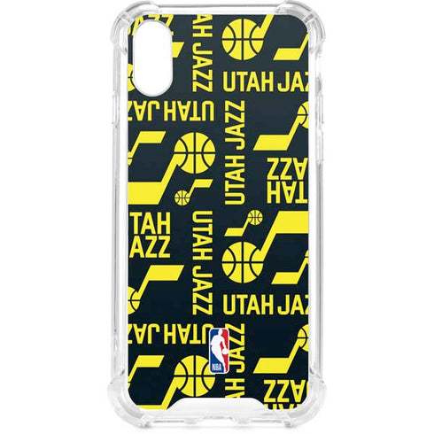 NBA Utah Jazz Blast iPhone XS Clear Case