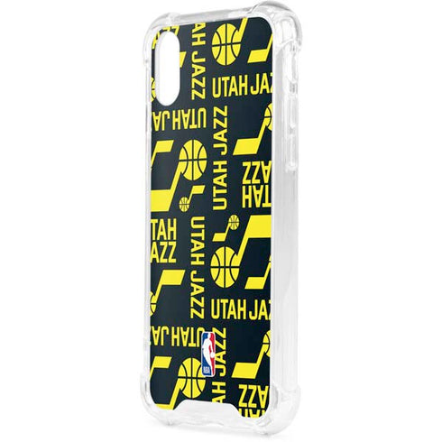 NBA Utah Jazz Blast iPhone XS Clear Case