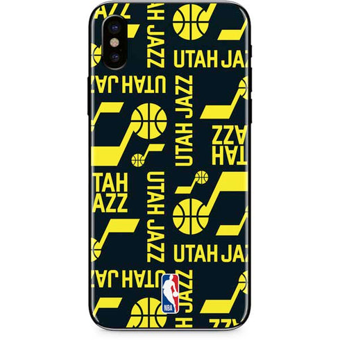 NBA Utah Jazz Blast iPhone XS Skin