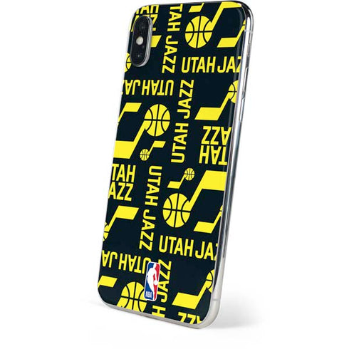 NBA Utah Jazz Blast iPhone XS Skin