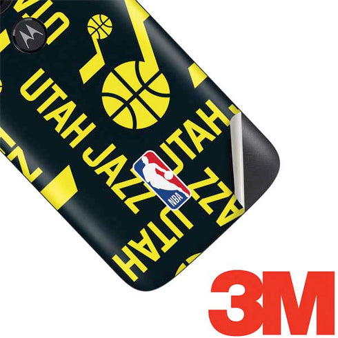 NBA Utah Jazz Blast Moto E5 Play Skin