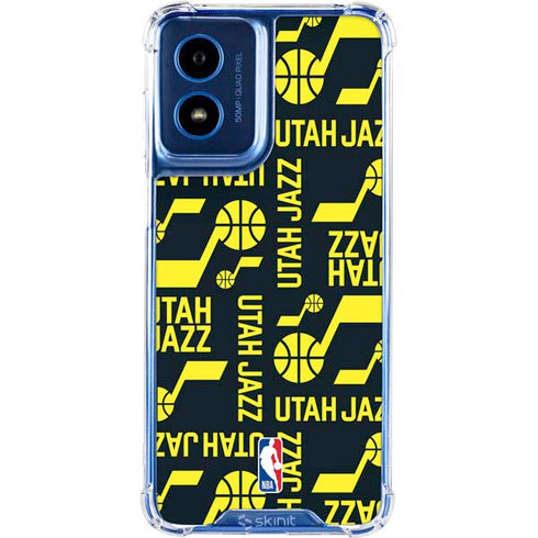 NBA Utah Jazz Blast Moto G 5G (2024) Clear Case