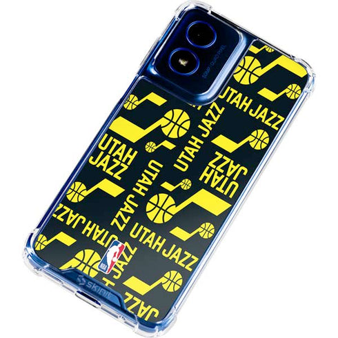 NBA Utah Jazz Blast Moto G 5G (2024) Clear Case