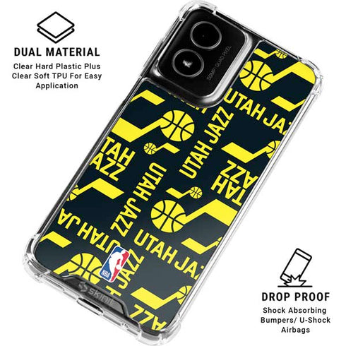 NBA Utah Jazz Blast Moto G Power 5G (2024) Clear Case