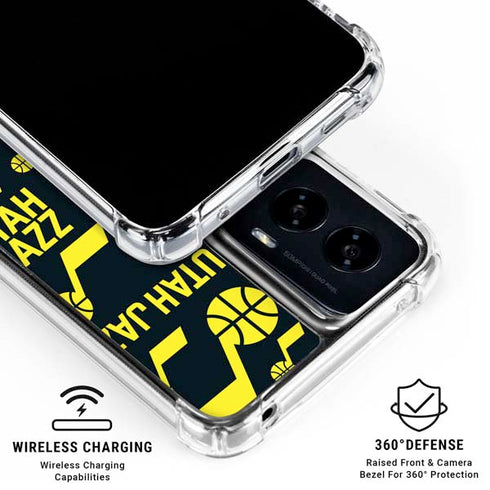NBA Utah Jazz Blast Moto G Power 5G (2024) Clear Case