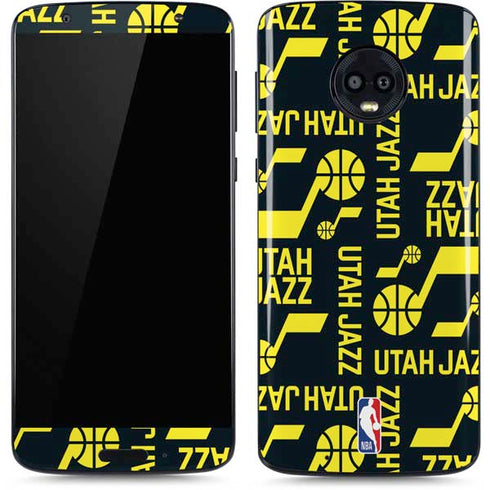NBA Utah Jazz Blast Moto G6 Skin