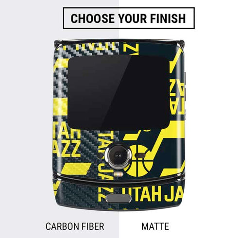 NBA Utah Jazz Blast Motorola RAZR Skin
