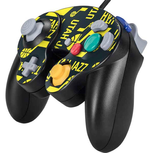 NBA Utah Jazz Blast Nintendo GameCube Controller Skin