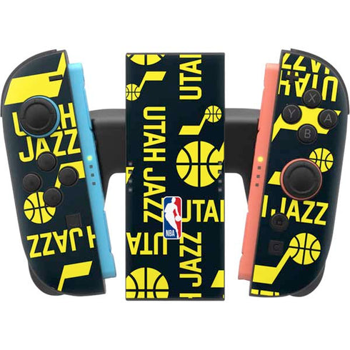 NBA Utah Jazz Blast Nintendo Switch 2 (2025) Joy-Con Controller Skin