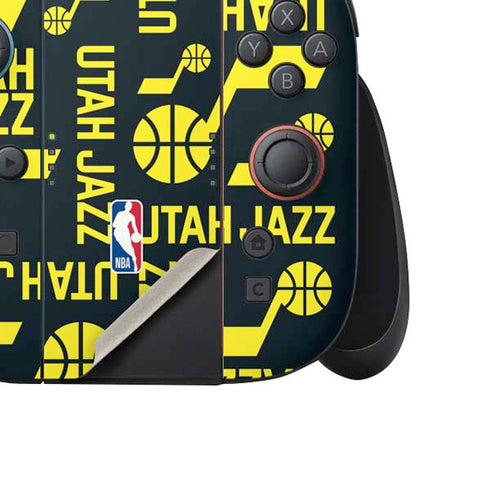NBA Utah Jazz Blast Nintendo Switch 2 (2025) Joy-Con Controller Skin
