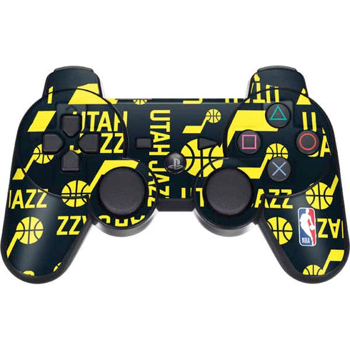 NBA Utah Jazz Blast PS3 Dual Shock wireless controller Skin
