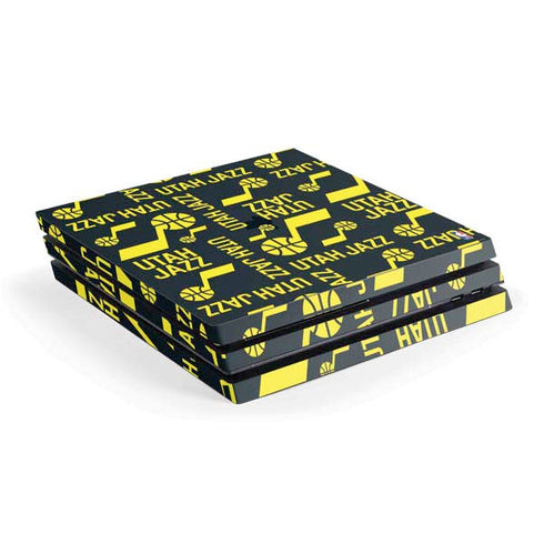 NBA Utah Jazz Blast PS4 Pro Console Skin