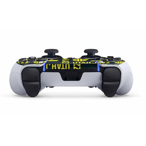 NBA Utah Jazz Blast PS5 DualSense Edge Pro Controller Skin