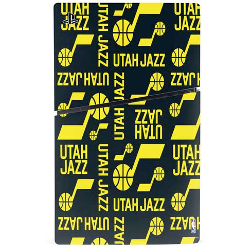 NBA Utah Jazz Blast PS5 Slim Digital Edition Bundle Skin