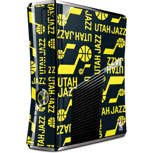 NBA Utah Jazz Blast Xbox 360 Slim (2010) Skin