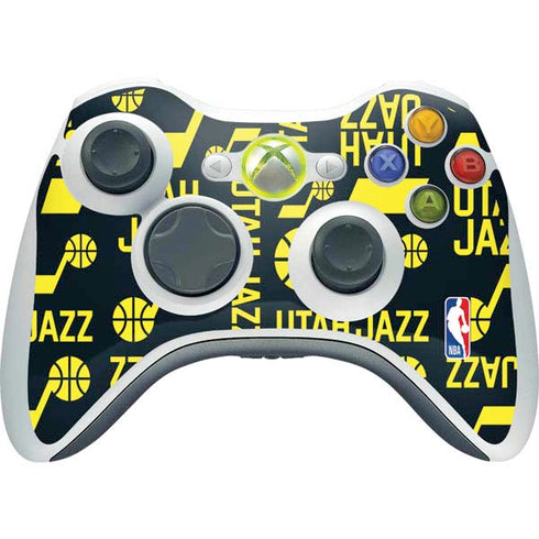 NBA Utah Jazz Blast Xbox 360 Wireless Controller Skin