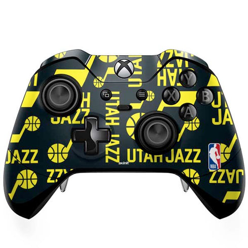 NBA Utah Jazz Blast Xbox One Elite Controller Skin