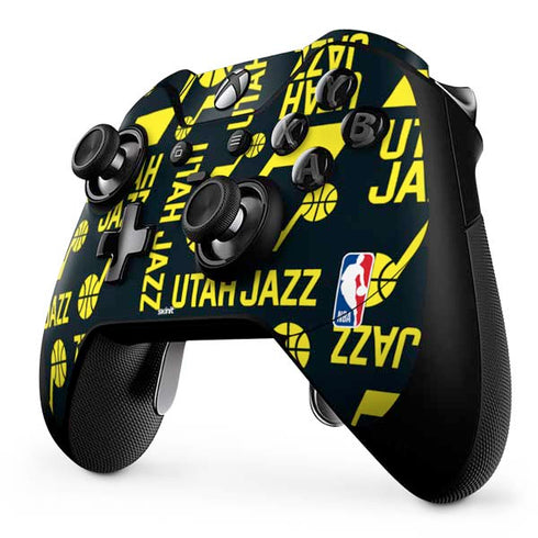 NBA Utah Jazz Blast Xbox One Elite Controller Skin