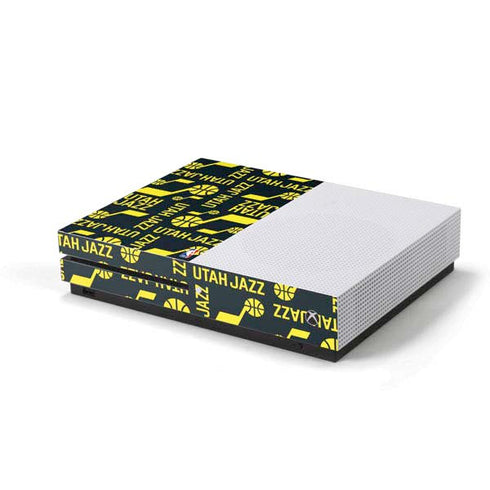 NBA Utah Jazz Blast Xbox One S Console Skin