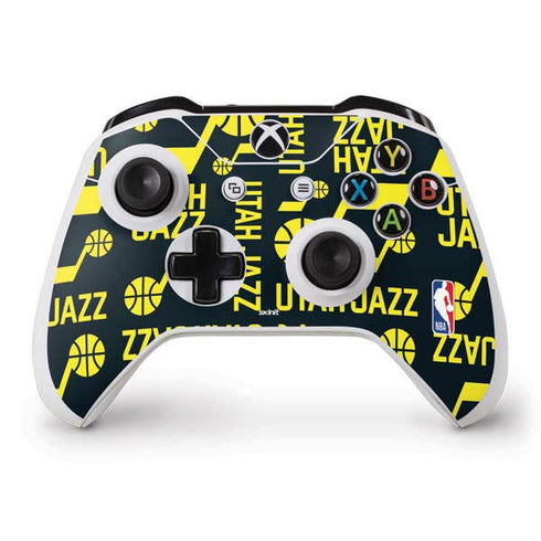 NBA Utah Jazz Blast Xbox One S Controller Skin