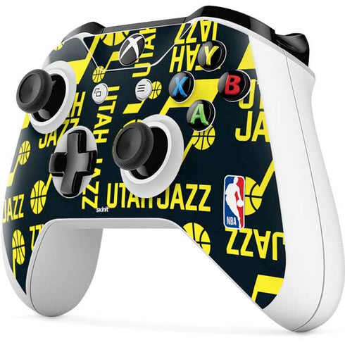 NBA Utah Jazz Blast Xbox One S Controller Skin