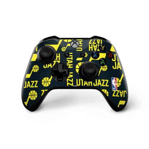 NBA Utah Jazz Blast Xbox One X Controller Skin