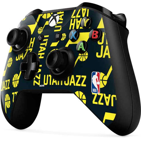 NBA Utah Jazz Blast Xbox One X Controller Skin