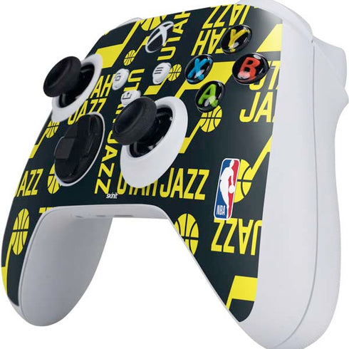 NBA Utah Jazz Blast Xbox Series S Controller Skin