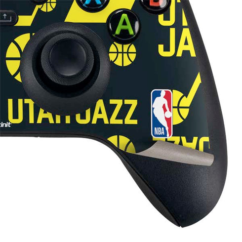 NBA Utah Jazz Blast Xbox Series X Controller Skin
