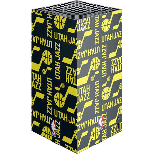 NBA Utah Jazz Blast XBox Series X Digital Edition Console Skin