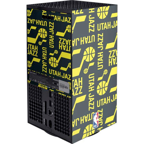 NBA Utah Jazz Blast XBox Series X Digital Edition Console Skin