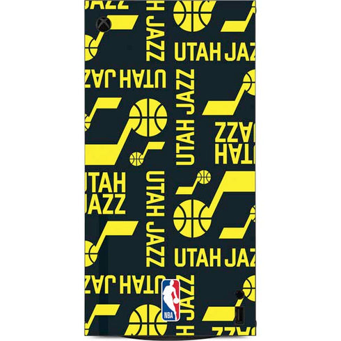 NBA Utah Jazz Blast XBox Series X Digital Edition Console Skin