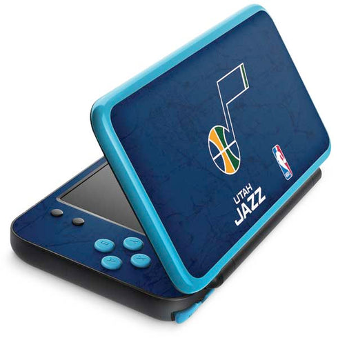 NBA Utah Jazz Yellow Texture Nintendo 2DS XL (2017) Skin