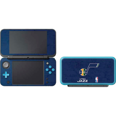NBA Utah Jazz Yellow Texture Nintendo 2DS XL (2017) Skin