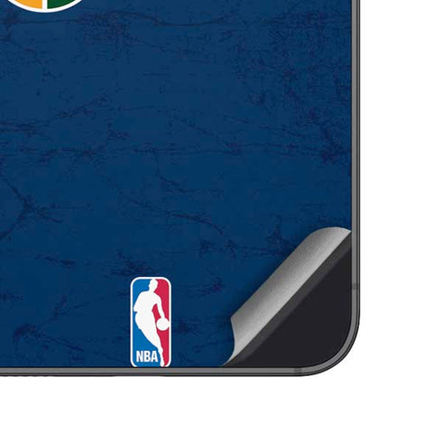 NBA Utah Jazz Yellow Texture Galaxy A14 5G Skin
