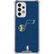 NBA Utah Jazz Yellow Texture Galaxy A33 5G Clear Case