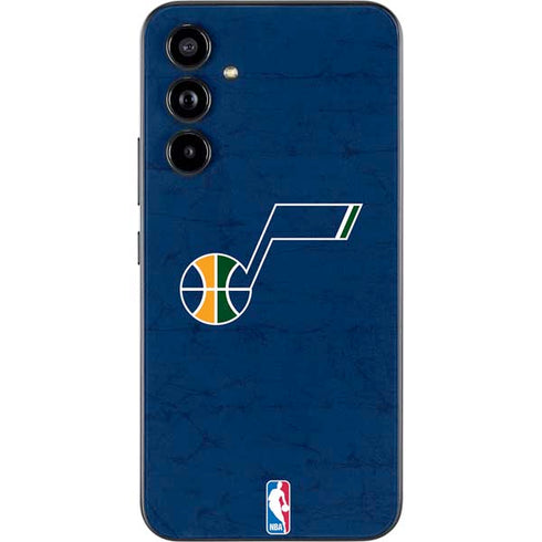 NBA Utah Jazz Yellow Texture Galaxy A54 5G Skin