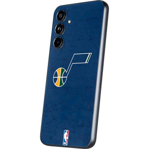 NBA Utah Jazz Yellow Texture Galaxy A54 5G Skin