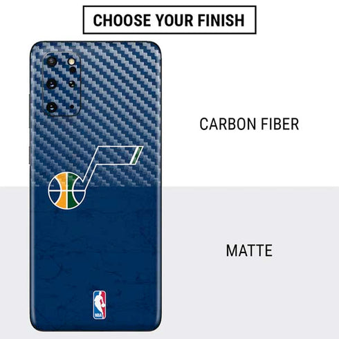 NBA Utah Jazz Yellow Texture Galaxy S20 Plus Skin