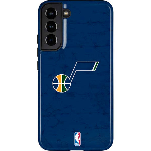 NBA Utah Jazz Yellow Texture Galaxy S22 Plus Pro Case