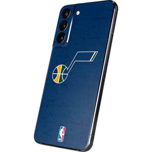 NBA Utah Jazz Yellow Texture Galaxy S22 Plus Skin