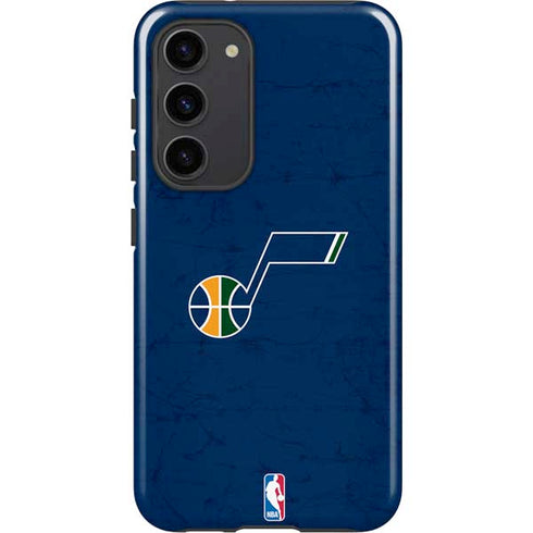 NBA Utah Jazz Yellow Texture Galaxy S23 Plus Pro Case