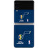 NBA Utah Jazz Yellow Texture Galaxy Z Flip4 5G Skin