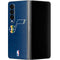 NBA Utah Jazz Yellow Texture Galaxy Z Fold4 5G Skin