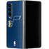 NBA Utah Jazz Yellow Texture Galaxy Z Fold4 5G Skin