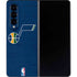 NBA Utah Jazz Yellow Texture Galaxy Z Fold4 5G Skin