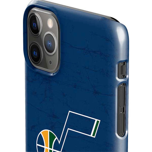 NBA Utah Jazz Yellow Texture iPhone 11 Pro Max Lite Case