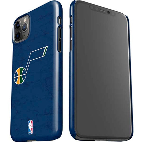 NBA Utah Jazz Yellow Texture iPhone 11 Pro Max Lite Case