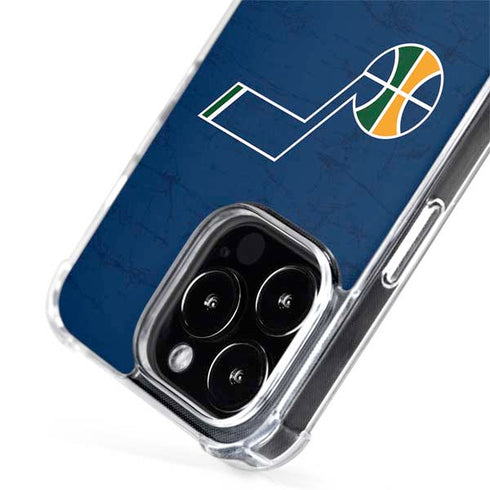 NBA Utah Jazz Yellow Texture iPhone 13 Pro MagSafe Case