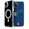 NBA Utah Jazz Yellow Texture iPhone 15 MagSafe Case